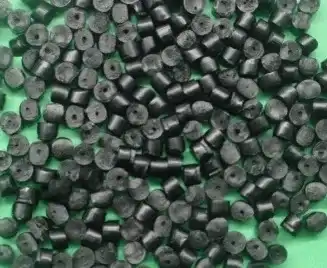 PC nanotube pellets after cleaning