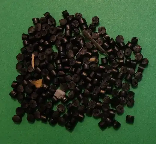 PC nanotube pellets before cleaning